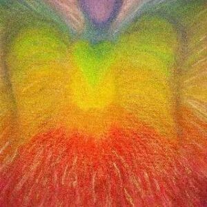 Angels Fly Because They Take Themselves Lightly! (pastels)