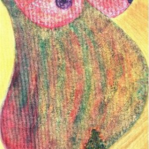 Primal Woman (mixed media, including beeswax!)