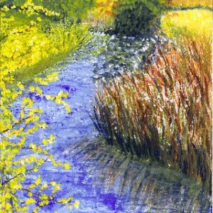 Stream of Consciousness (goache and watercolour)